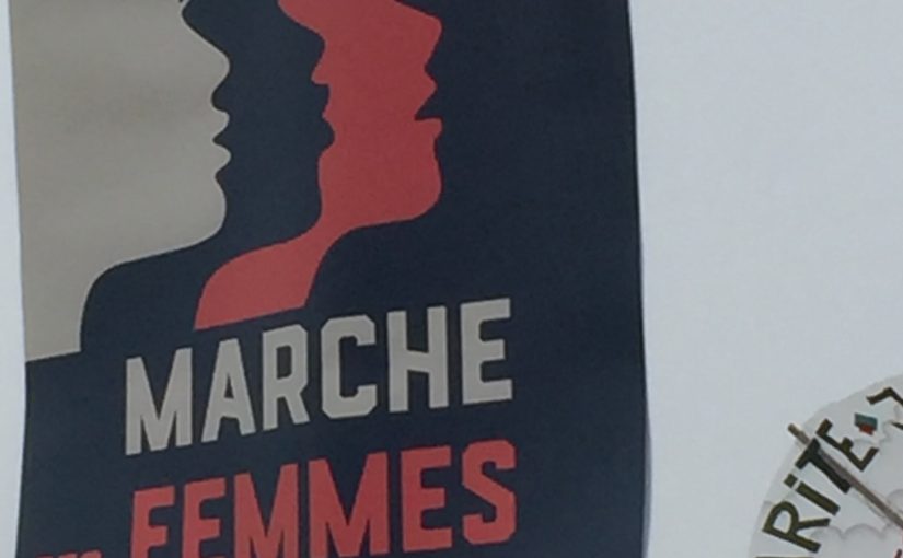 Marche Femmes and what did you say those hats are supposed to be???